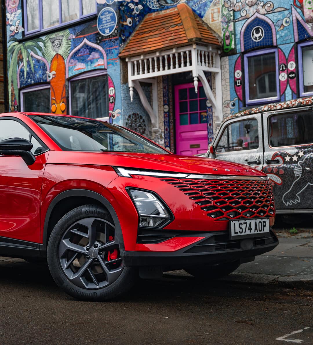 Car parked on street