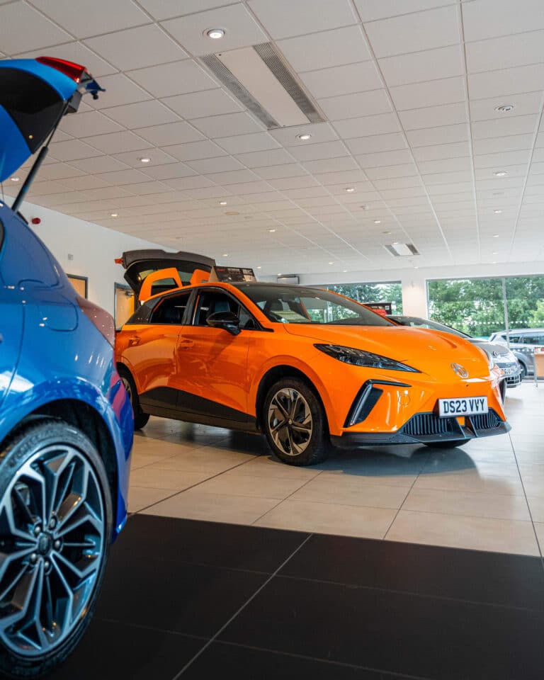 Inside Large Car Supermarket Inside Large Car Supermarket